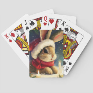Baraja De Cartas Conejo de navidades (4)