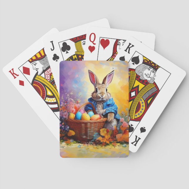 Baraja De Cartas Conejo de Pascua (Reverso)