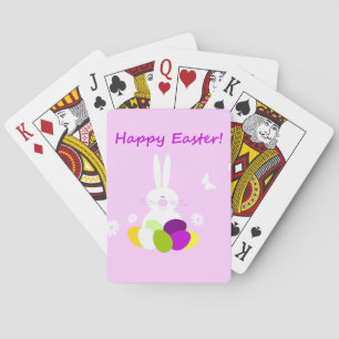 Baraja De Cartas Conejo de Pascua Tarjetas Regalos Favoritos