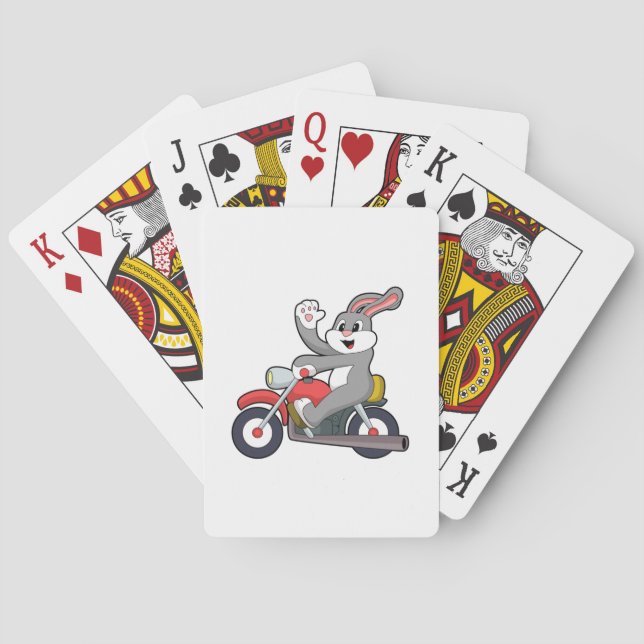 Baraja De Cartas Conejo en bicicleta con motocicleta.PNG (Reverso)