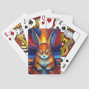 Baraja De Cartas Conejo enojado