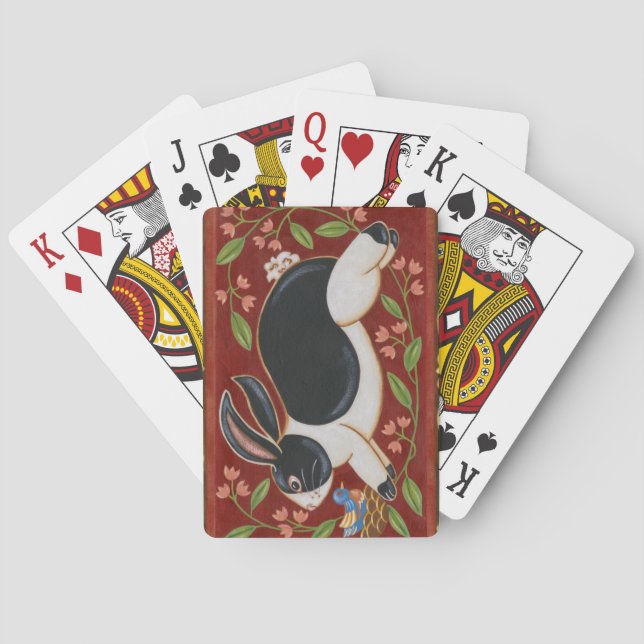 Baraja De Cartas Conejo Folk (Reverso)