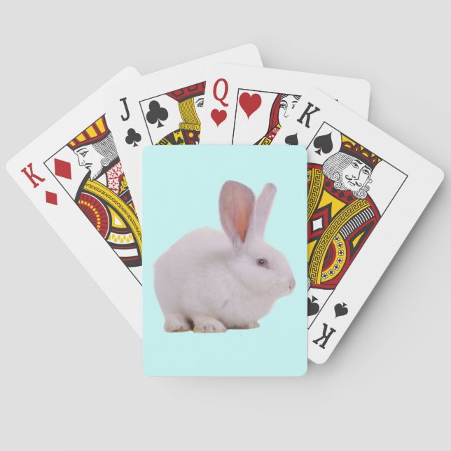 Baraja De Cartas Conejo Kawaii Lindo (Reverso)
