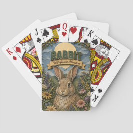 Baraja De Cartas Conejo Liebre Flor Silvestre Prado POPCUT