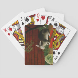 Baraja De Cartas Conejo Pequeño (Animal Mascota) (Henri Rousseau)