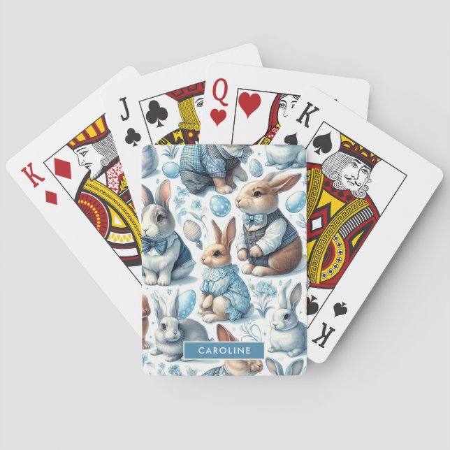 Baraja De Cartas Conejo virtino sin soldadura (Reverso)