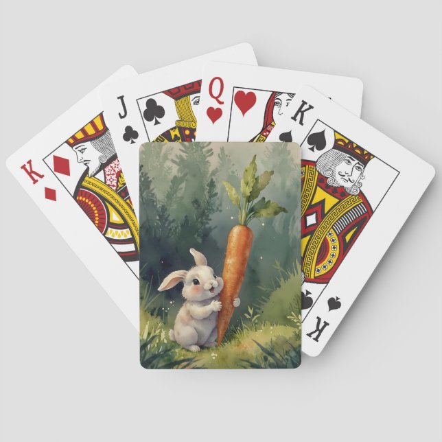 Baraja De Cartas Conejos en Abundancia (Reverso)
