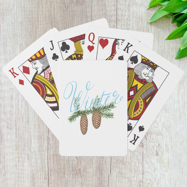 Baraja De Cartas Cones De Pino De Invierno (Subido por el creador)