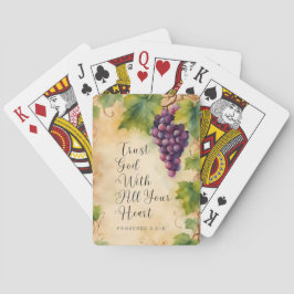 Baraja De Cartas Confía en Dios con Todo tu Corazón Proverbios 3:5-
