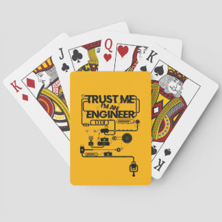 Baraja De Cartas Confía en mí. Soy ingeniero