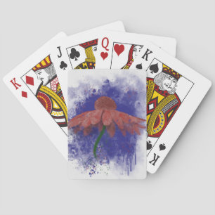 Baraja De Cartas Conflor de color de agua