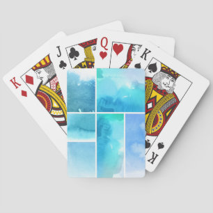 Baraja De Cartas Conjunto de acuarelas abstractas pintadas a mano 2