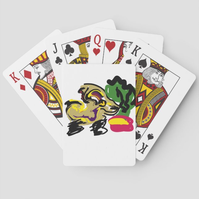 Baraja De Cartas conjunto de Chihuahua (Reverso)