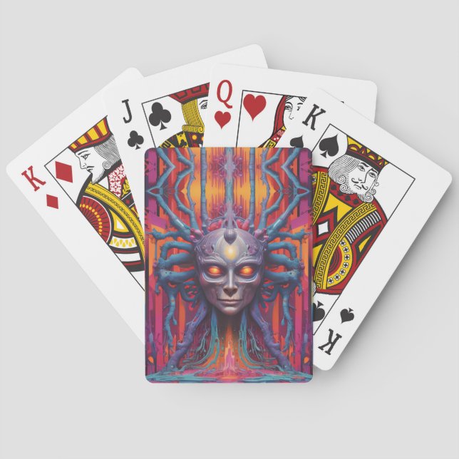 Baraja De Cartas Connected to the New Reality (Reverso)