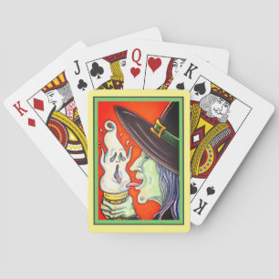 BARAJA DE CARTAS CONO DE CREMA DE HIELO, HALLOWEEN