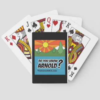Baraja De Cartas ¿Conoces A Arnold? Tarjetas de reproducción de Vis