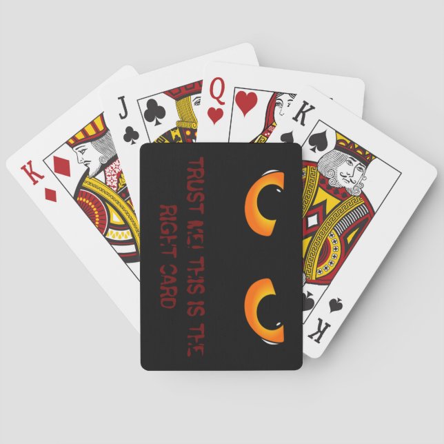 Baraja De Cartas Consejo de ojos malvados (Reverso)