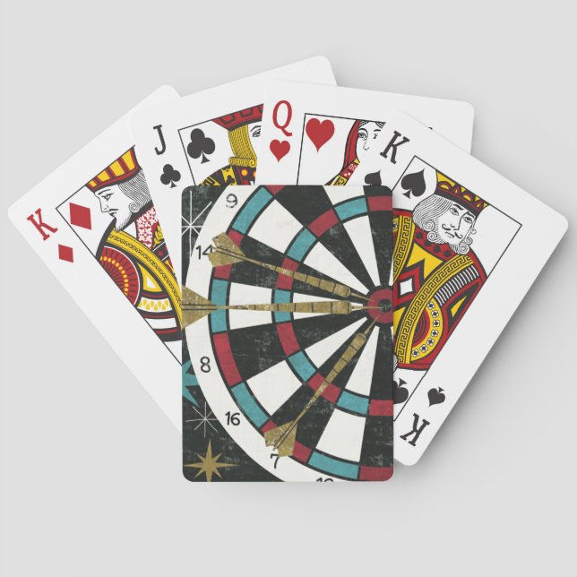 Baraja De Cartas Consejo ilustrativo Dart (Reverso)