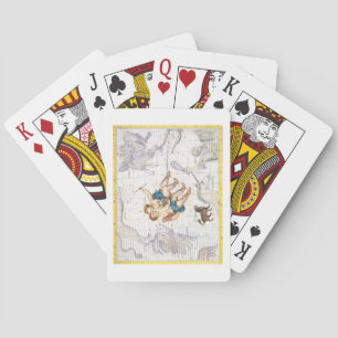 Baraja De Cartas Constelación de géminis con el menor de Canis,