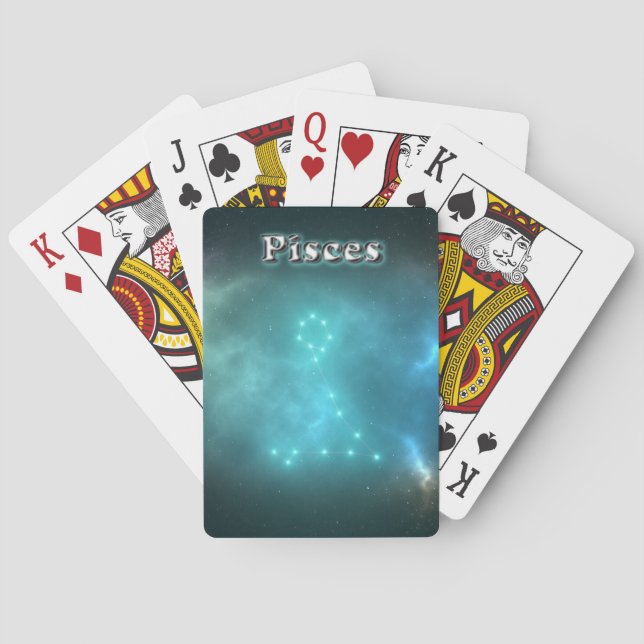Baraja De Cartas Constelación de Pisces (Reverso)