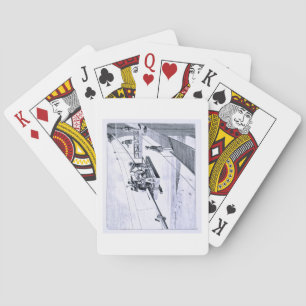 Baraja De Cartas Construcción del puente de Brooklyn, Nueva York