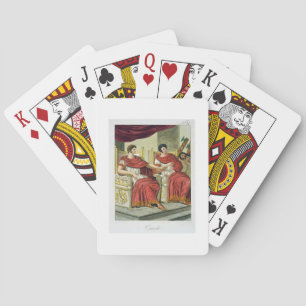 Baraja De Cartas Consulados romanos, de "L'Antica Roma", 1825 (colo