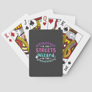 Baraja De Cartas Contable En Las Calles