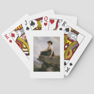 Baraja De Cartas Contemplación (petróleo en el panel)