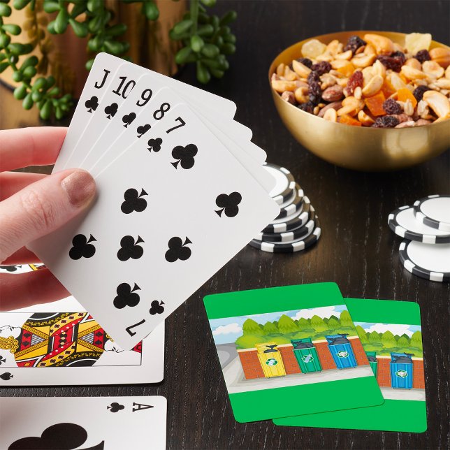 Baraja De Cartas Contenedores de reciclaje Clasificación de residuo (Subido por el creador)