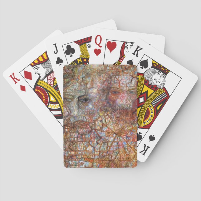 Baraja De Cartas Contenencias: dos caras (de Pavel Filonov) (Reverso)