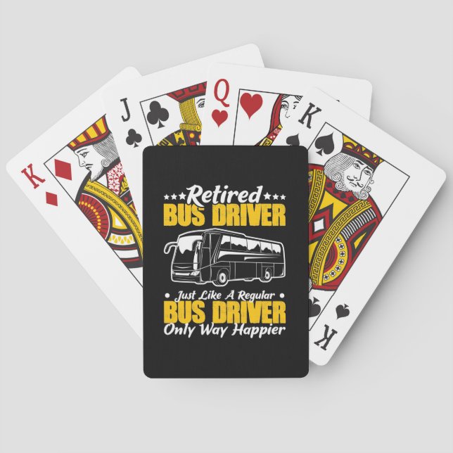 Baraja De Cartas Controlador de bus retirado (Reverso)