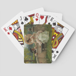 Baraja De Cartas Conversación romántica en el parque