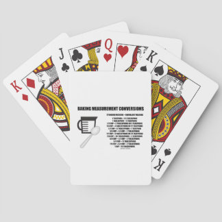 Baraja De Cartas Conversiones de medición de horquilla (medida)
