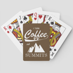 Baraja De Cartas Convierto el café en cumbres