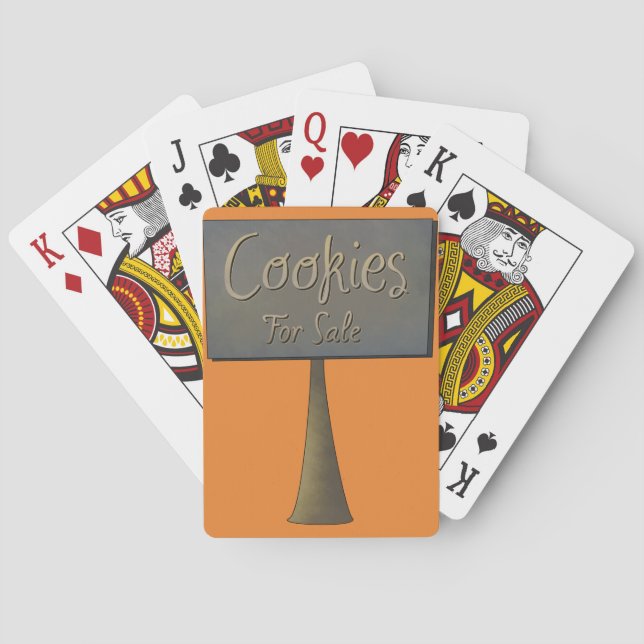 Baraja De Cartas Cookies Para Tarjetas De Jugar De Venta (Reverso)
