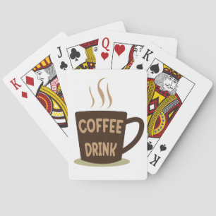 Baraja De Cartas Copa de Bebidas de Café