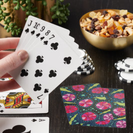 Baraja De Cartas Copas cósmicas rosas y azules