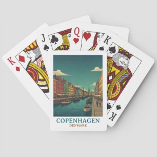 Baraja De Cartas Copenhague Antiguo Dinamarca Arquitectura Históric