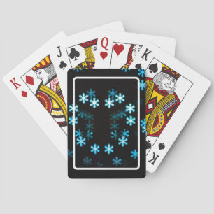 Baraja De Cartas Copia de Nieve Mágica de Navidad