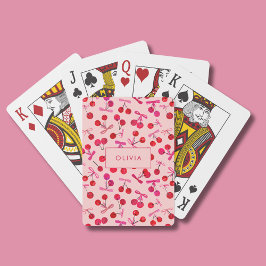 Baraja De Cartas Coquette Cherry & Bow