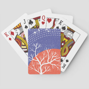 Baraja De Cartas Coral Americana Costera