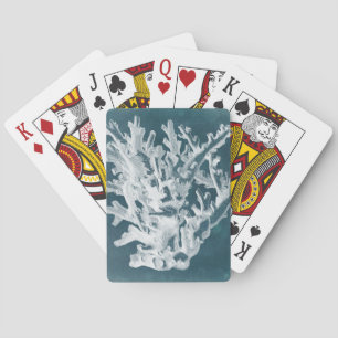 Baraja De Cartas Coral azul I