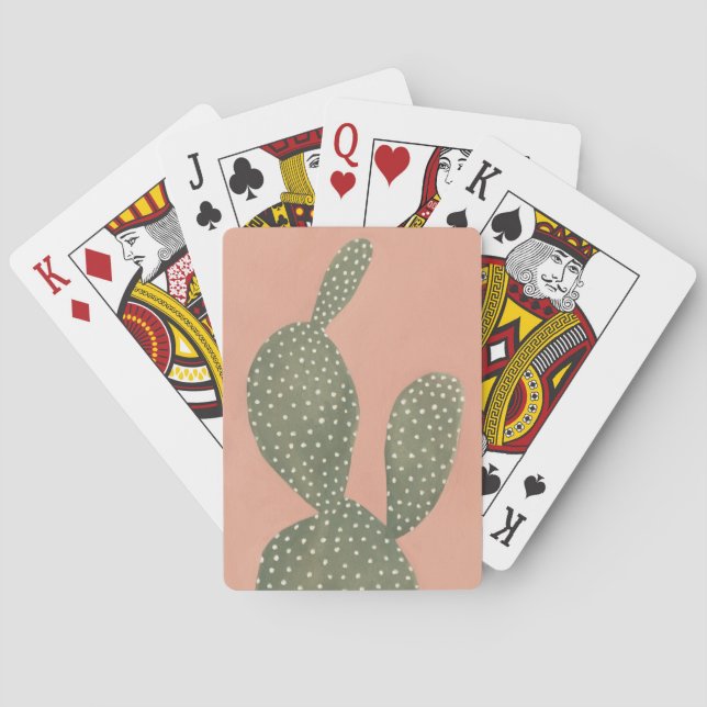 Baraja De Cartas Coral Cacti (Reverso)