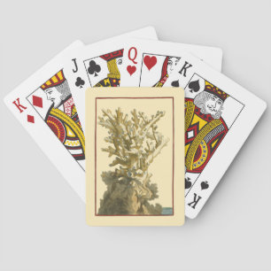 Baraja De Cartas Coral junto al mar