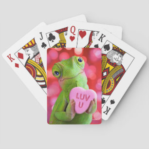 Baraja De Cartas Corazón de Camaleón (Te Amo)
