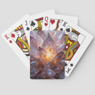 Baraja De Cartas Corazón de cristal radiante