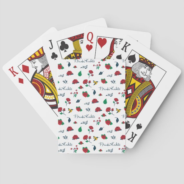 Baraja De Cartas Corazón de Frida Kahlo el | de México (Reverso)