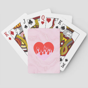 Baraja De Cartas Corazón de Fuego