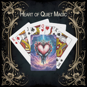 Baraja De Cartas Corazón de Magia Silenciosa