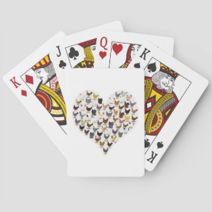 Baraja De Cartas Corazón de pollo